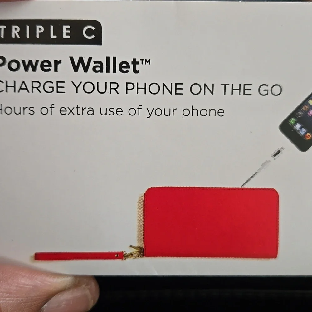 Triple C Power Wallet Black/White